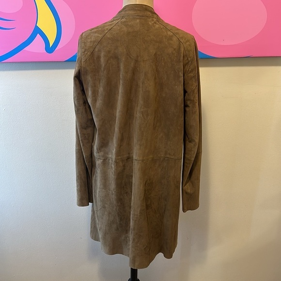 Gerard Darel Brown Suede Jacket Coat - Picture 6 of 11